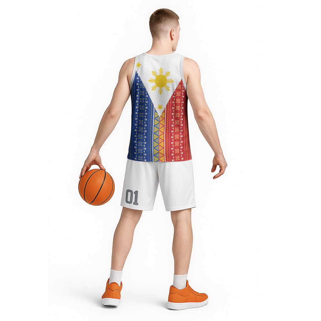Philippines Sun Basketball Jersey Igorot Tribal Inspiration