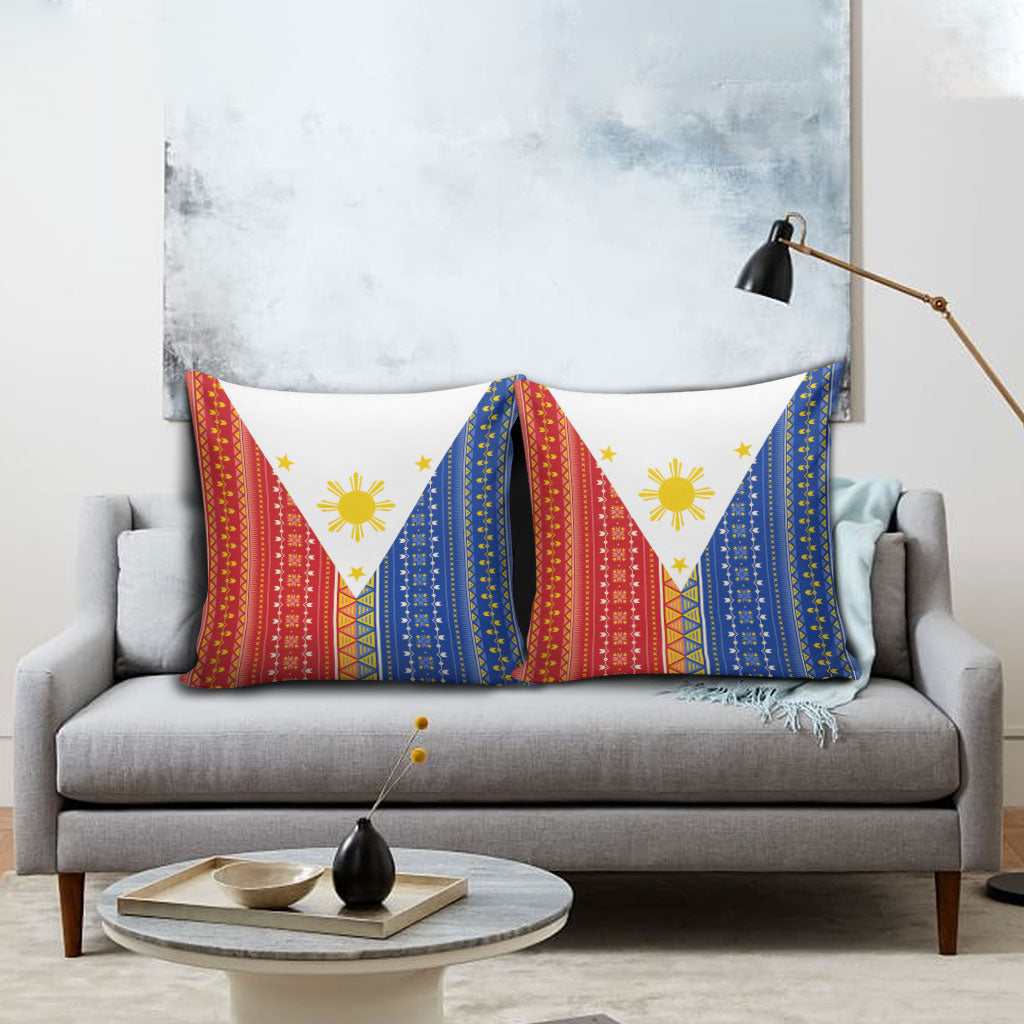 Philippines Sun Pillow Cover Igorot Tribal Inspiration