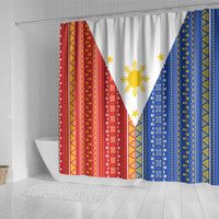 Philippines Sun Shower Curtain Igorot Tribal Inspiration