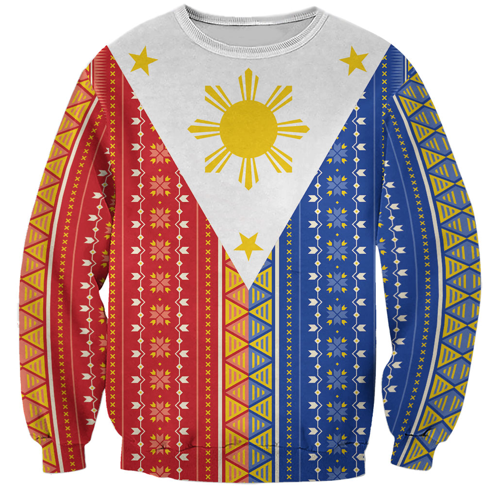 Philippines Sun Sweatshirt Igorot Tribal Inspiration