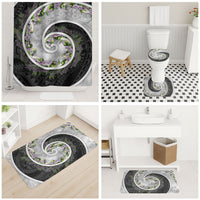 Piko Hawaii Bathroom Set Polynesian Pattern With Maile Pikake Honohono Lei