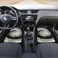 Piko Hawaii Car Mats Polynesian Pattern With Maile Pikake Honohono Lei