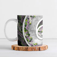 Piko Hawaii Ceramic Mug Polynesian Pattern With Maile Pikake Honohono Lei