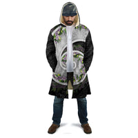 Piko Hawaii Cloak Polynesian Pattern With Maile Pikake Honohono Lei