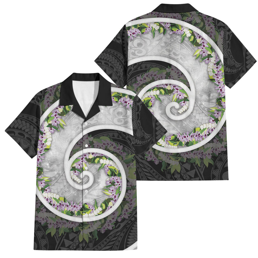 Piko Hawaii Family Matching Mermaid Dress and Hawaiian Shirt Polynesian Pattern With Maile Pikake Honohono Lei