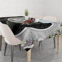 Piko Hawaii Tablecloth Polynesian Pattern With Maile Pikake Honohono Lei