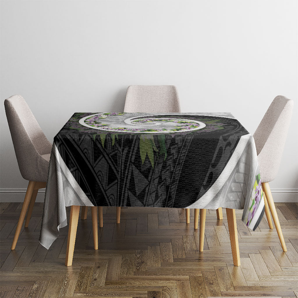 Piko Hawaii Tablecloth Polynesian Pattern With Maile Pikake Honohono Lei