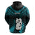 Personalized New Zealand Hoodie Manaia Maori Pattern With Turquoise Fern LT05 - Polynesian Pride