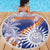 Marshall Islands Manit Day Beach Blanket Polynesian Tribal Tattoo Tropical Style