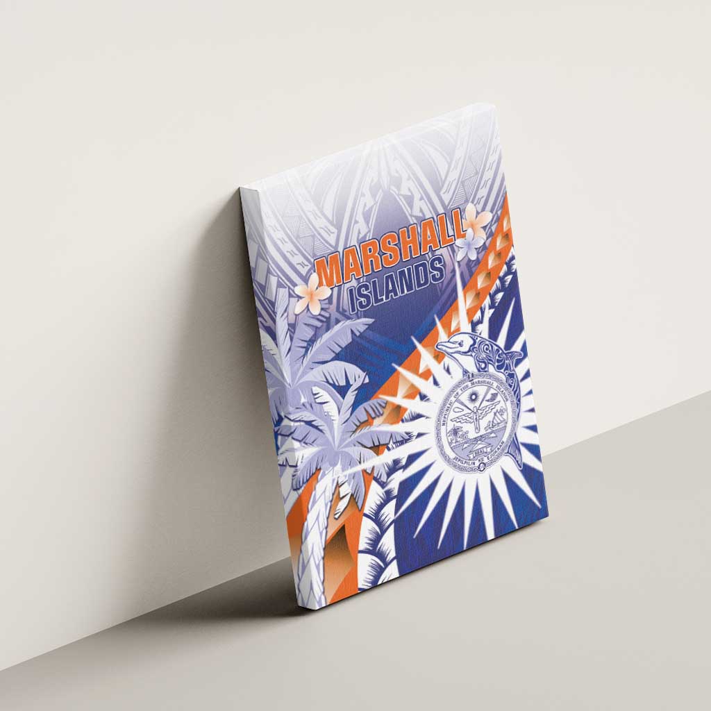 Marshall Islands Manit Day Canvas Wall Art Polynesian Tribal Tattoo Tropical Style