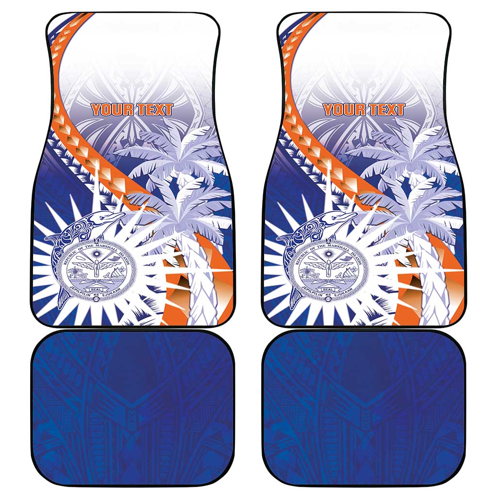 Marshall Islands Manit Day Car Mats Polynesian Tribal Tattoo Tropical Style