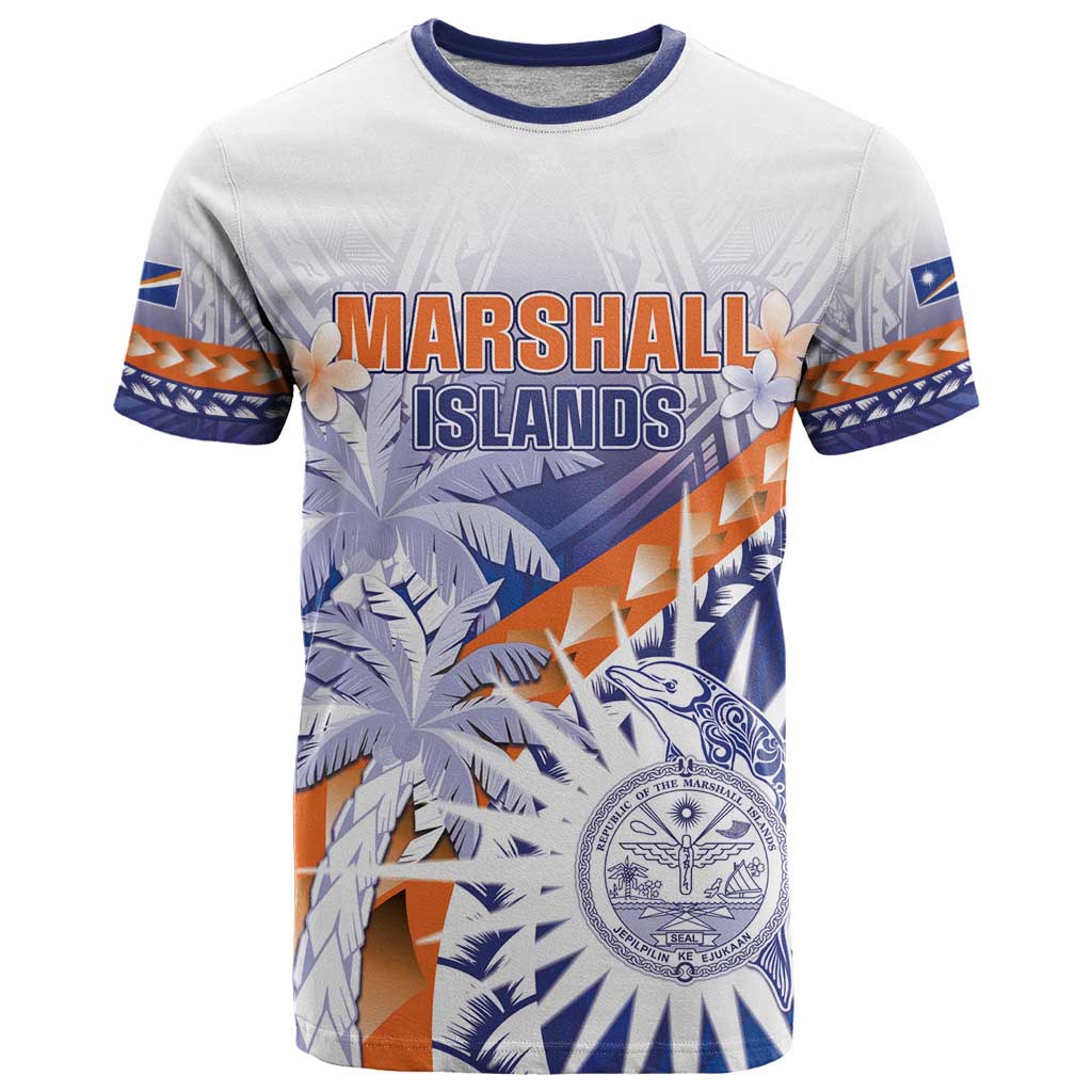 Personalised Marshall Islands Manit Day T Shirt Polynesian Tribal Tattoo Tropical Style