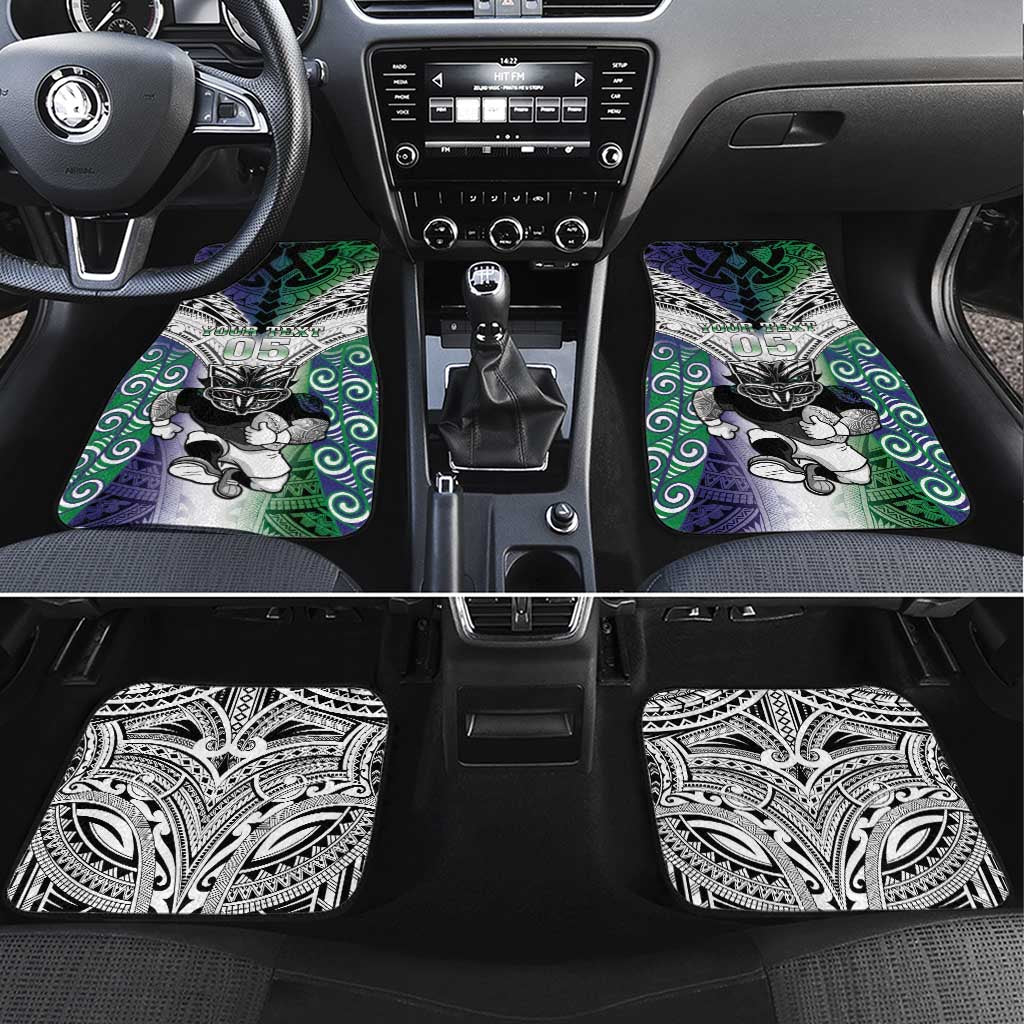 New Zealand Warrior Car Mats Maori Tribal Pattern