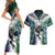 Custom New Zealand Warrior Couples Matching Short Sleeve Bodycon Dress and Hawaiian Shirt Maori Tribal Pattern