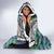 New Zealand Warrior Hooded Blanket Maori Tribal Pattern