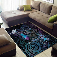 Suicide Awareness Area Rug You Are Not Alone - Polynesian Pride