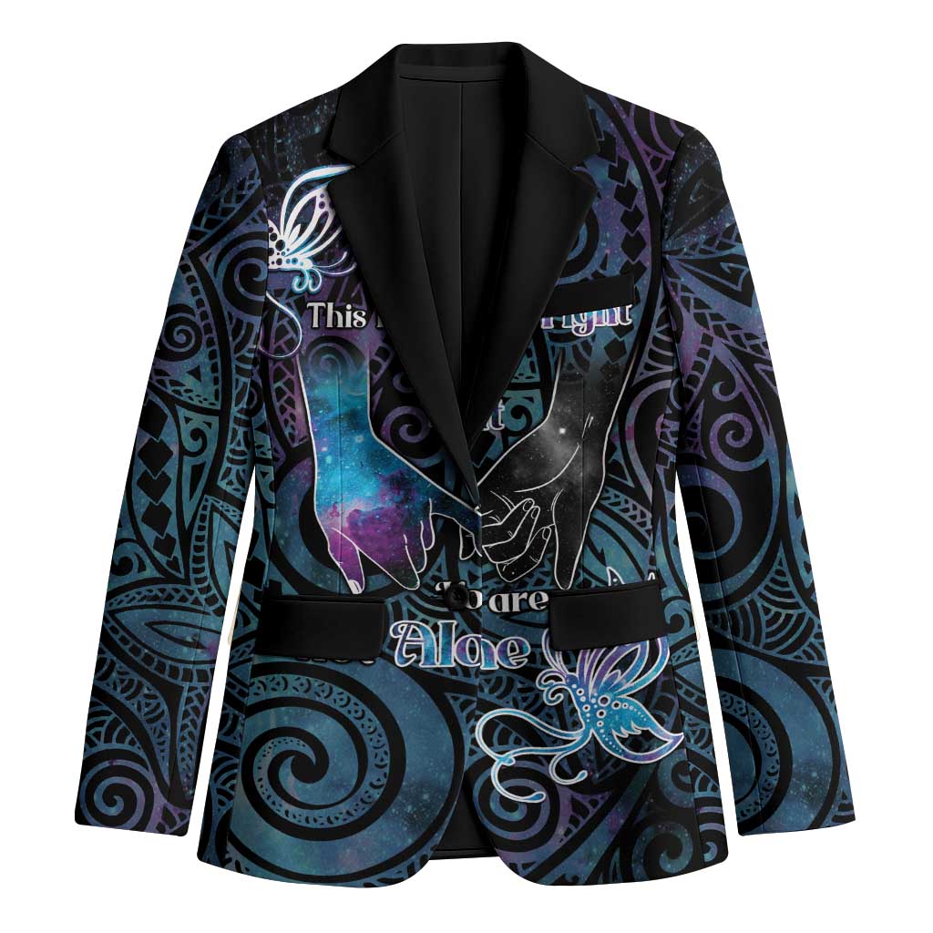 Suicide Awareness Blazer You Are Not Alone - Polynesian Pride
