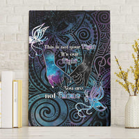 Suicide Awareness Canvas Wall Art You Are Not Alone - Polynesian Pride