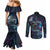Suicide Awareness Couples Matching Mermaid Dress and Long Sleeve Button Shirt You Are Not Alone - Polynesian Pride