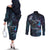 Suicide Awareness Couples Matching Off The Shoulder Long Sleeve Dress and Long Sleeve Button Shirt You Are Not Alone - Polynesian Pride