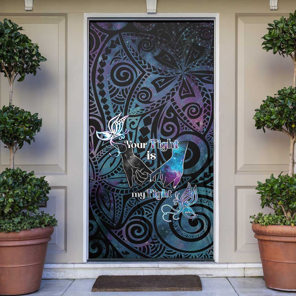 Suicide Awareness Door Cover You Are Not Alone - Polynesian Pride