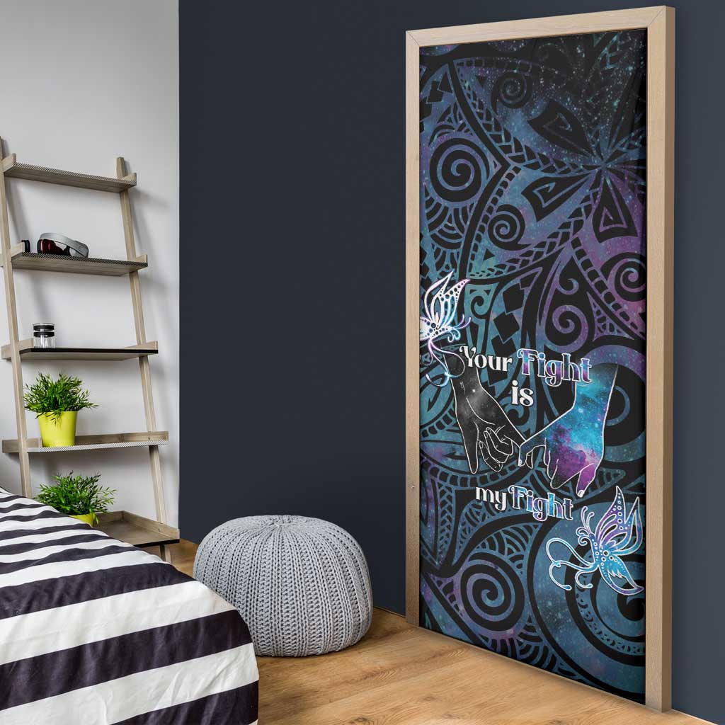 Suicide Awareness Door Cover You Are Not Alone - Polynesian Pride