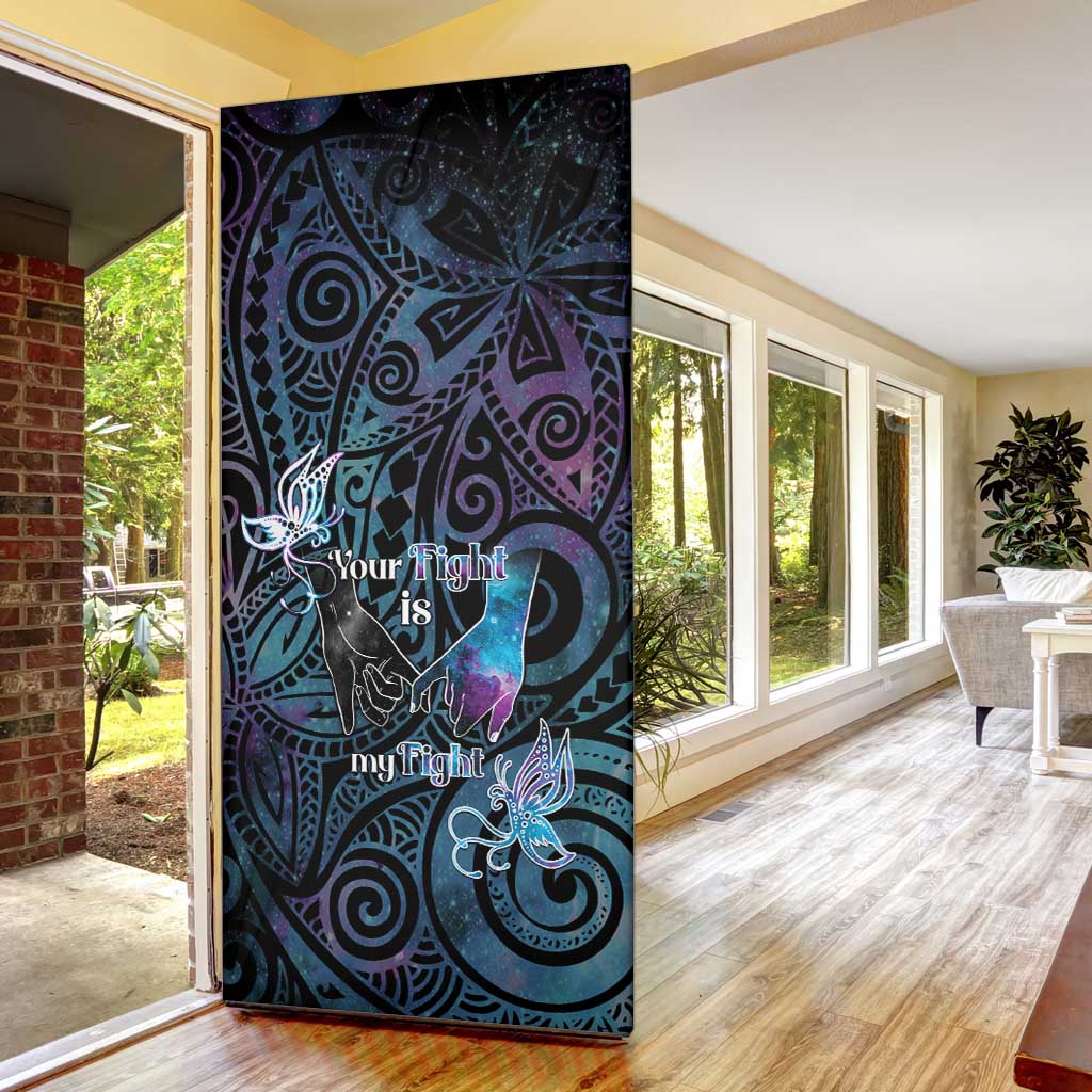 Suicide Awareness Door Cover You Are Not Alone - Polynesian Pride