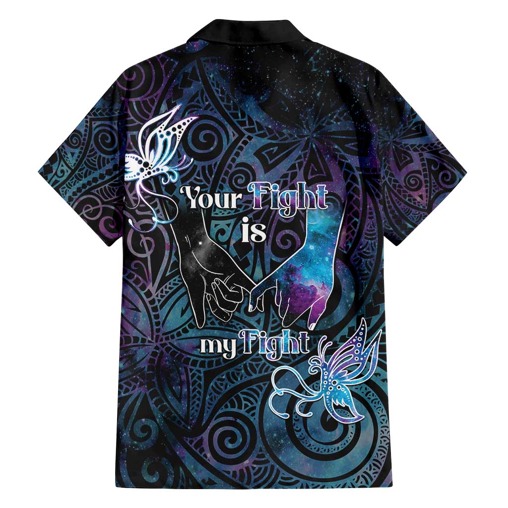 Suicide Awareness Family Matching Tank Maxi Dress and Hawaiian Shirt You Are Not Alone - Polynesian Pride