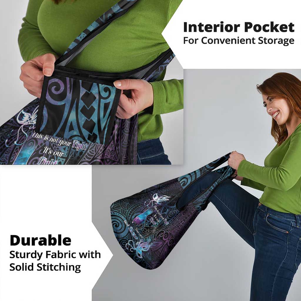 Suicide Awareness Grocery Bag You Are Not Alone - Polynesian Pride