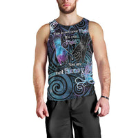 Suicide Awareness Men Tank Top You Are Not Alone - Polynesian Pride