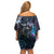 Suicide Awareness Off Shoulder Short Dress You Are Not Alone - Polynesian Pride
