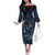 Suicide Awareness Off The Shoulder Long Sleeve Dress You Are Not Alone - Polynesian Pride