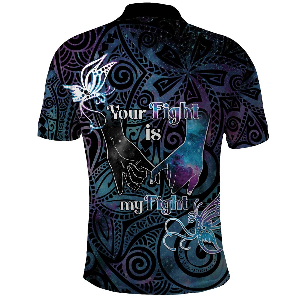 Suicide Awareness Polo Shirt You Are Not Alone LT05 - Polynesian Pride