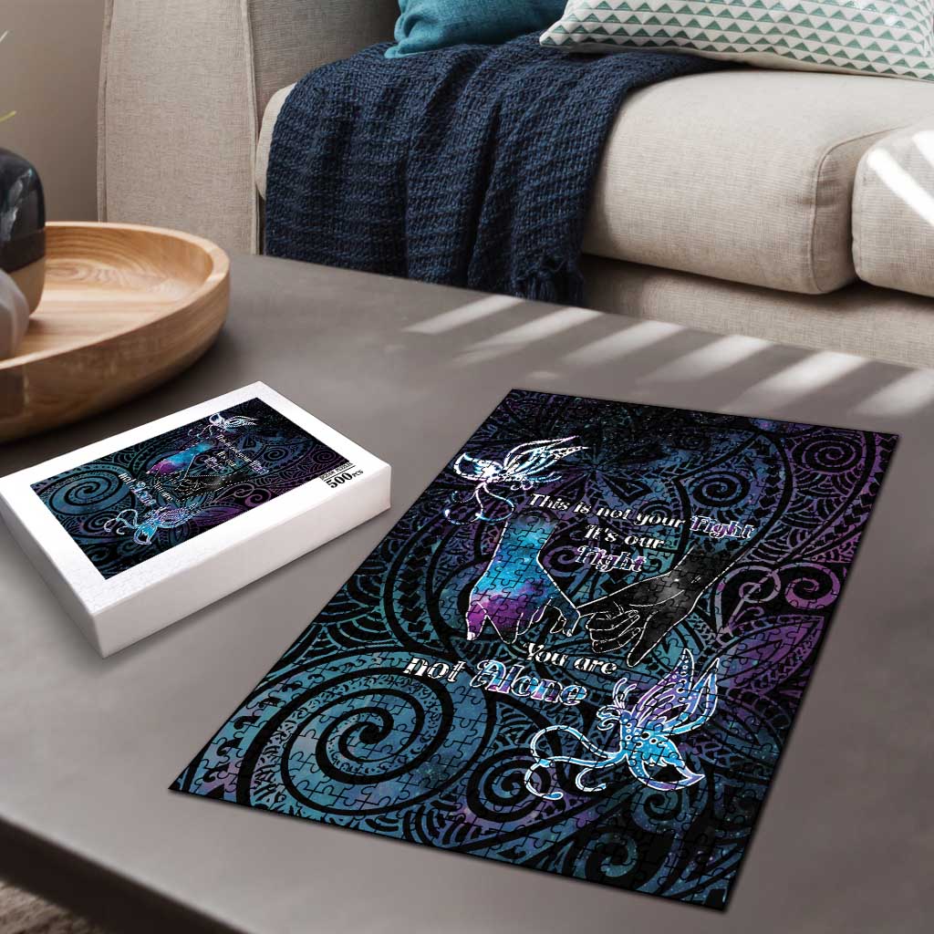 Suicide Awareness Puzzle You Are Not Alone - Polynesian Pride