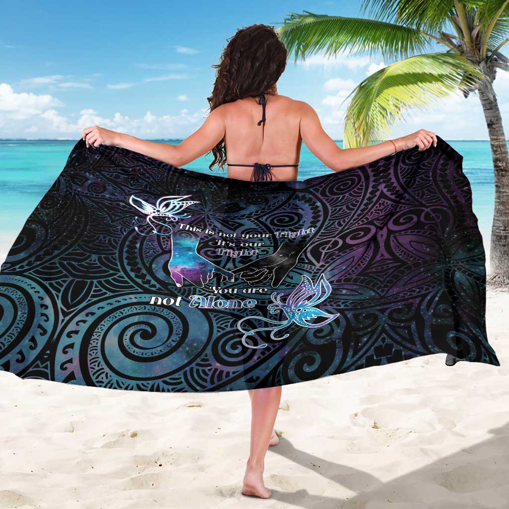 Suicide Awareness Sarong You Are Not Alone - Polynesian Pride