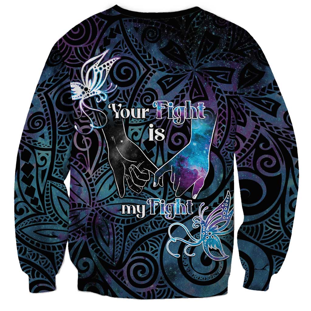 Suicide Awareness Sweatshirt You Are Not Alone - Polynesian Pride