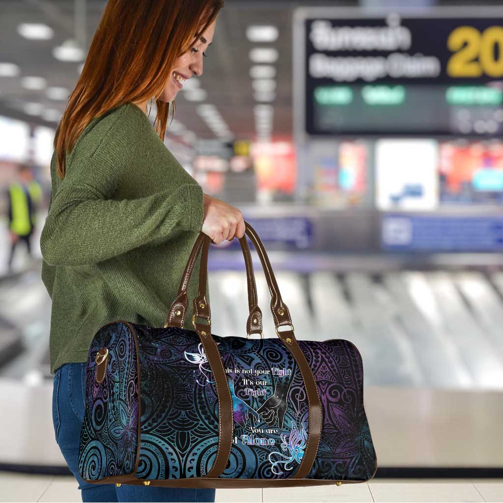 Suicide Awareness Travel Bag You Are Not Alone - Polynesian Pride