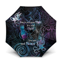 Suicide Awareness Umbrella You Are Not Alone - Polynesian Pride