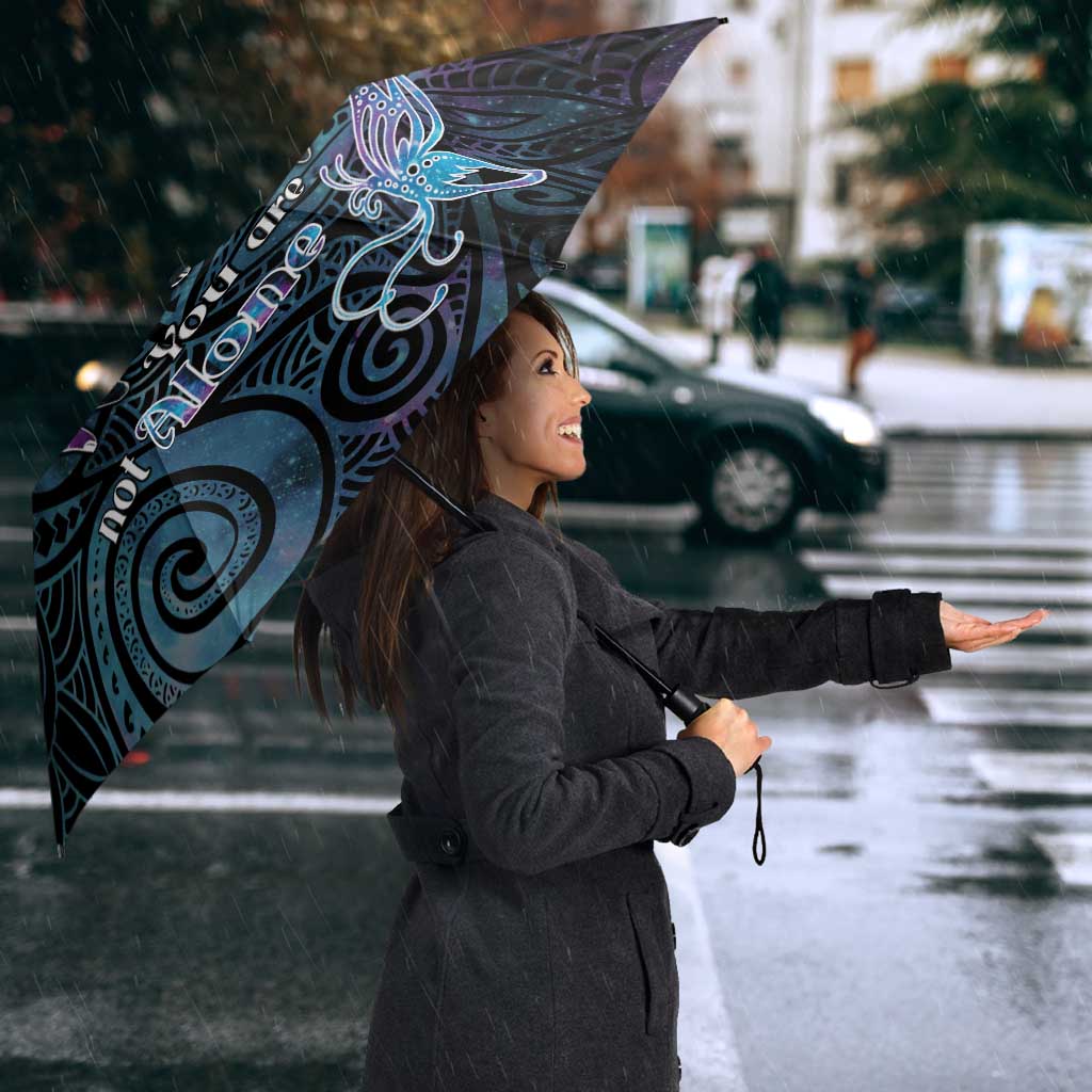 Suicide Awareness Umbrella You Are Not Alone - Polynesian Pride