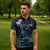 Suicide Awareness Zipper Polo Shirt You Are Not Alone - Polynesian Pride