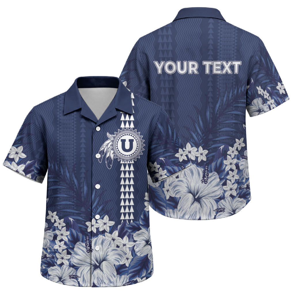 Personalized Utah State Family Matching Off Shoulder Maxi Dress and Hawaiian Shirt Polynesian Style LT05 Son's Shirt Blue - Polynesian Pride