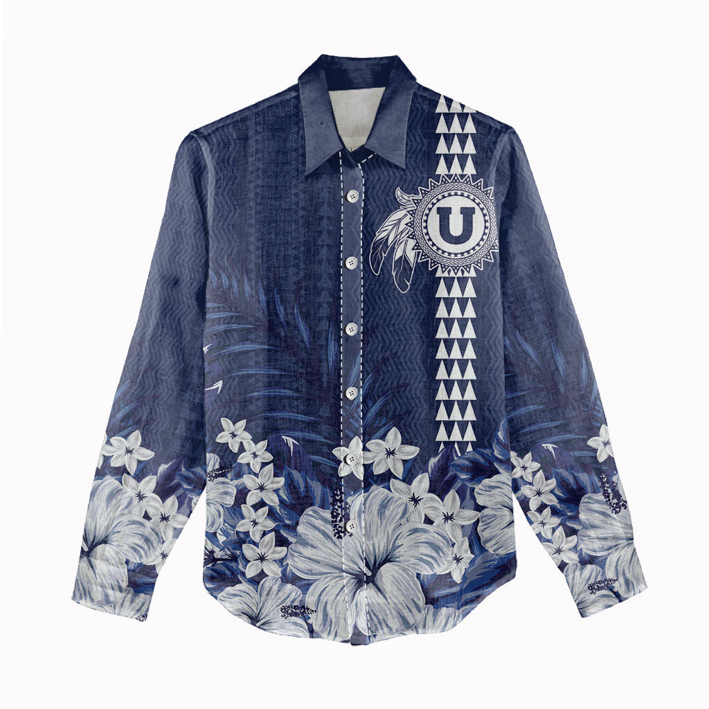 Personalized Utah State Women Casual Shirt Polynesian Style LT05 - Polynesian Pride