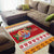 French Polynesia Christmas Area Rug Coat Of Arms Merry Xmas