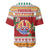 French Polynesia Christmas Baseball Jersey Coat Of Arms Merry Xmas