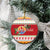 French Polynesia Christmas Ceramic Ornament Coat Of Arms Merry Xmas