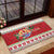 French Polynesia Christmas Rubber Doormat Coat Of Arms Merry Xmas