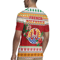French Polynesia Christmas Rugby Jersey Coat Of Arms Merry Xmas