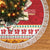 French Polynesia Christmas Tree Skirt Coat Of Arms Merry Xmas