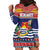 Kiribati Christmas Hoodie Dress Coat Of Arms Tekeraoi Te Kiritimati