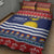 Kiribati Christmas Quilt Bed Set Coat Of Arms Tekeraoi Te Kiritimati